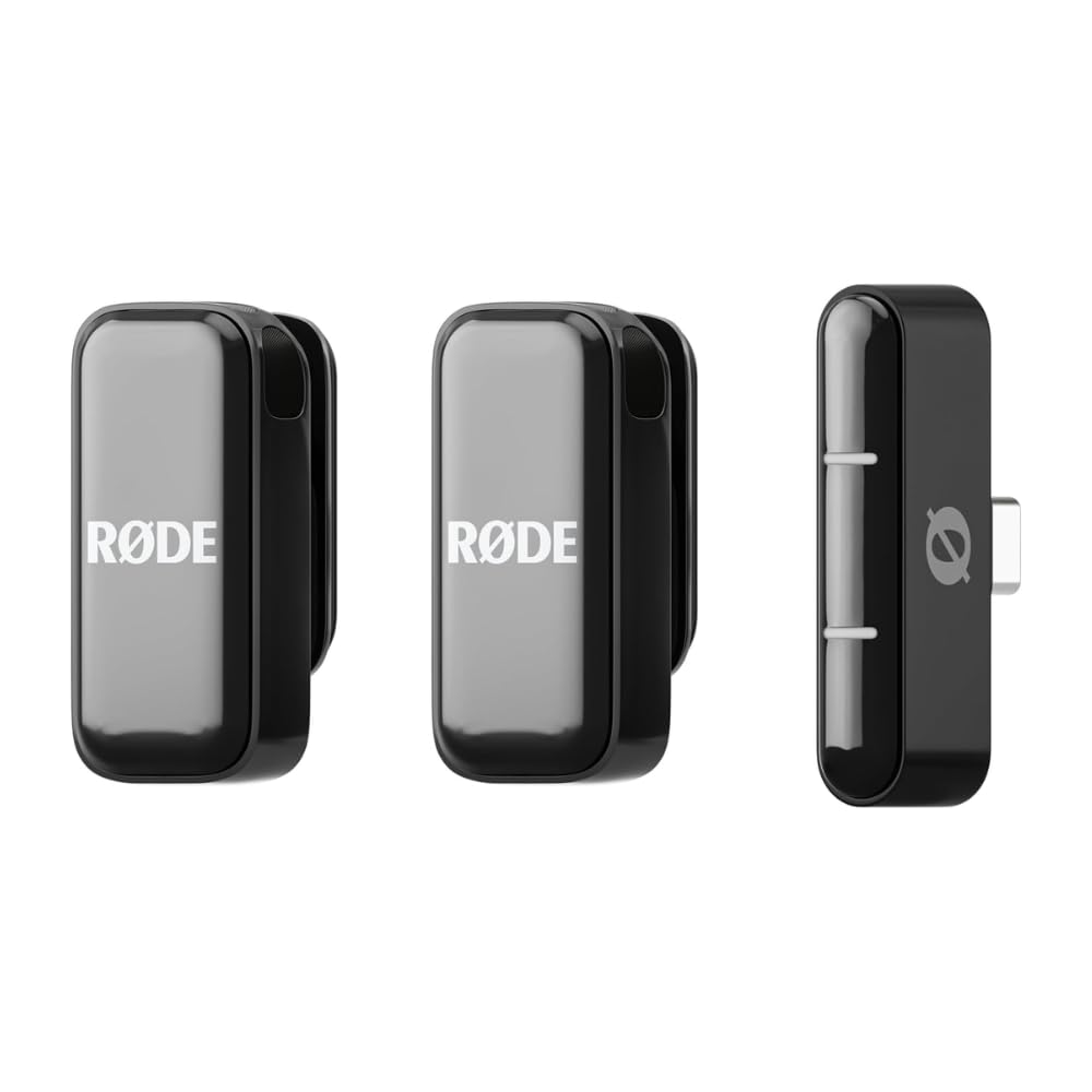 RODE Microphones Беспроводной микрофон Micro USB-C Черный Ультракомпактный микрофон для смартфонов (Подключение USB-C) WIMICROC