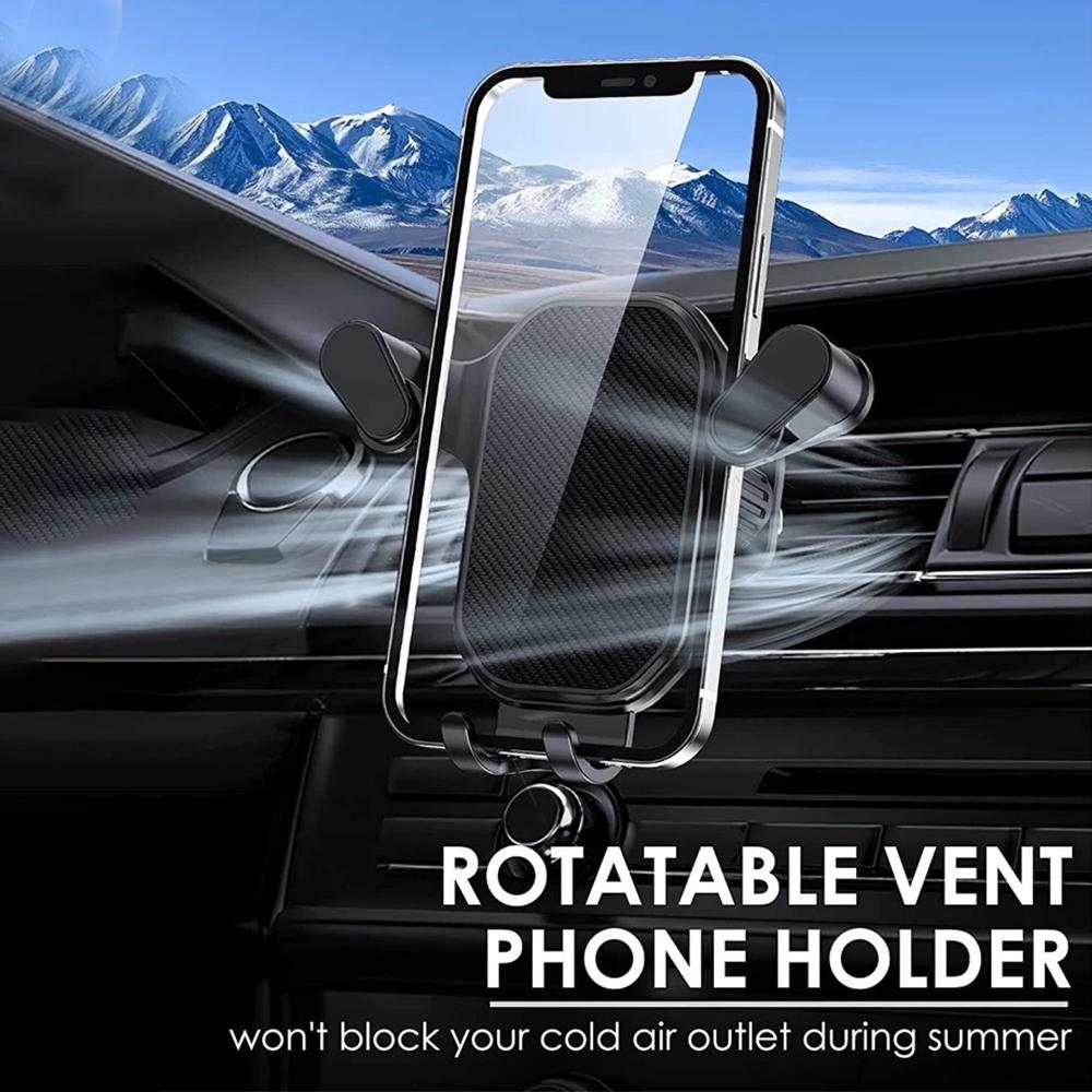 Универсальный автомобильный держатель для телефона с крючком для вентиляции для установки с вращением на 360 градусов, защита от тряски, поддерживает все телефоны Xiaomi