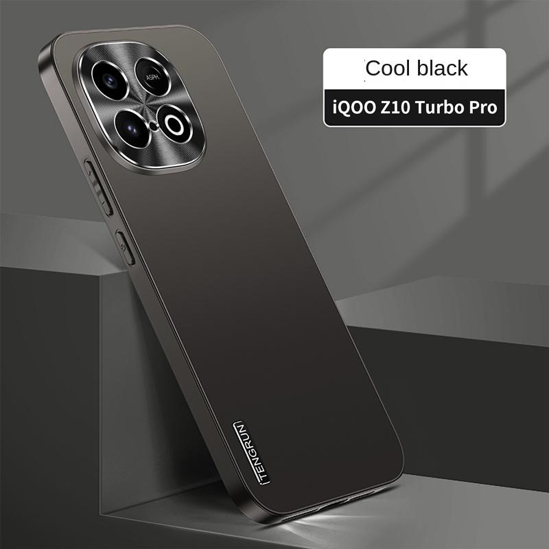 Для VIVO iQOO Z10 Turbo Z10 Turbo Pro Металлический Матовый Цвет Ударопрочный Устойчивый к Падениям Отталкивающий Отпечатки Пальцев Матовый На ощупь Чехол для Телефона
