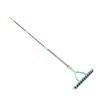Thatch Rake 3 Sections Stainless Steel Dethatcher Lawn Rake Lawn Thatching Rake for Clearing Dead Grass