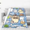 Chiikawa Cute Anime Blanket Quality Soft Warm Throw Blanket Winter Children Couch Chair Sofa Bed Novelty Bedspread