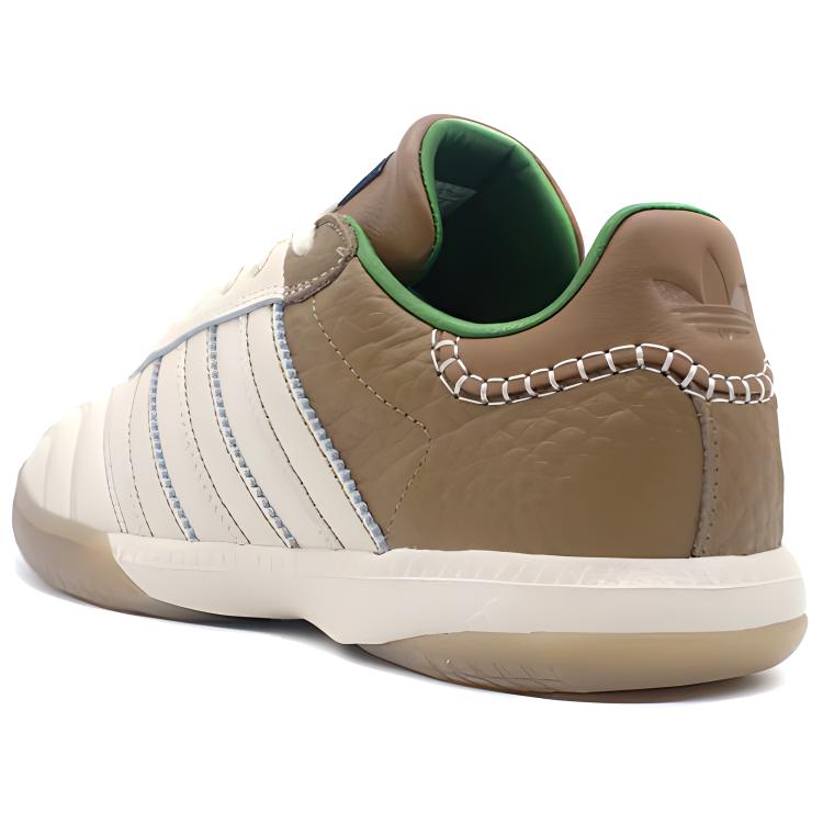 Wales Bonner x adidas Samba Millennium Nappa Pack - Wonder White Brown Unisex Sneakers Cream IF6703