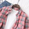 Plaid Shirt Women Loose Plus Size Blouse Female Long Sleeve Blouses Cotton Flannel Casual Shirt Women Tops Blusas