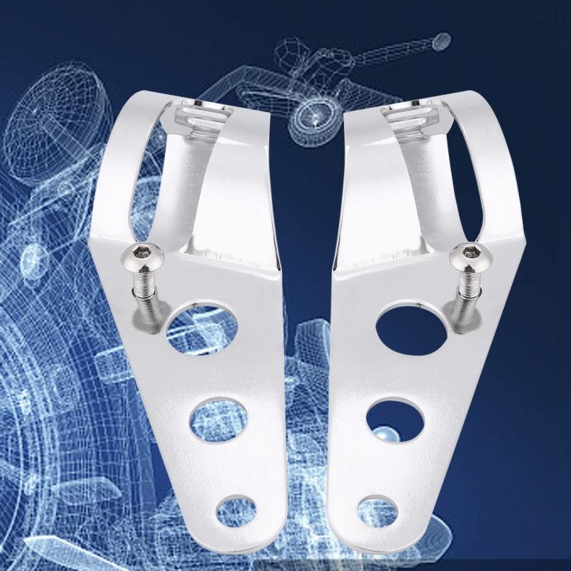 1 пара кронштейнов для крепления фар мотоцикла из нержавеющей стали