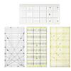 4Pcs Sewing Quilting Ruler Drawing Stitches DIY Crafts Scale Measuring Tool 15x30cm W/Grid Line
