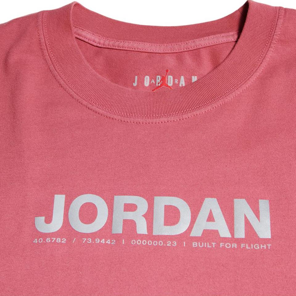 Jordan Футболка женская розовая белая CU6373-101