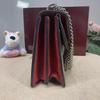 [Pre-Owned] Dionysus Chain Tiger Head Buckle Logo Canvas And Leather Shoulder Bag Small - Very Good #T92N1H
