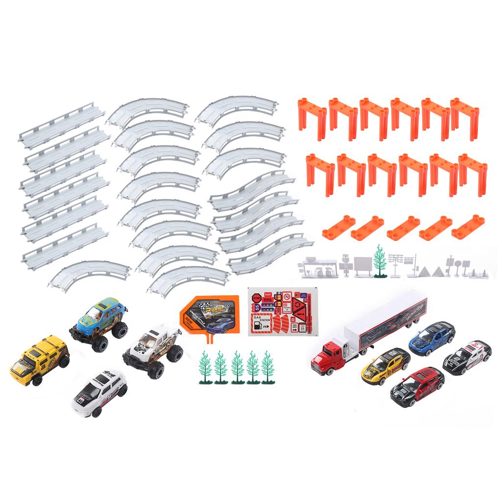 Электрический игрушечный трек для сборки автомобиля своими руками для детей и малышей, набор игрушечных треков CM557-50