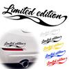 Vinyl 16CM*4.2CM Car-styling Car Sticker Limited Edition Badge Decal