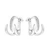 Orstarry S925 Silver Gold Classic Knot Stud Earrings For Lady S925 Jewelry Party Anniversary Trendy Gifts