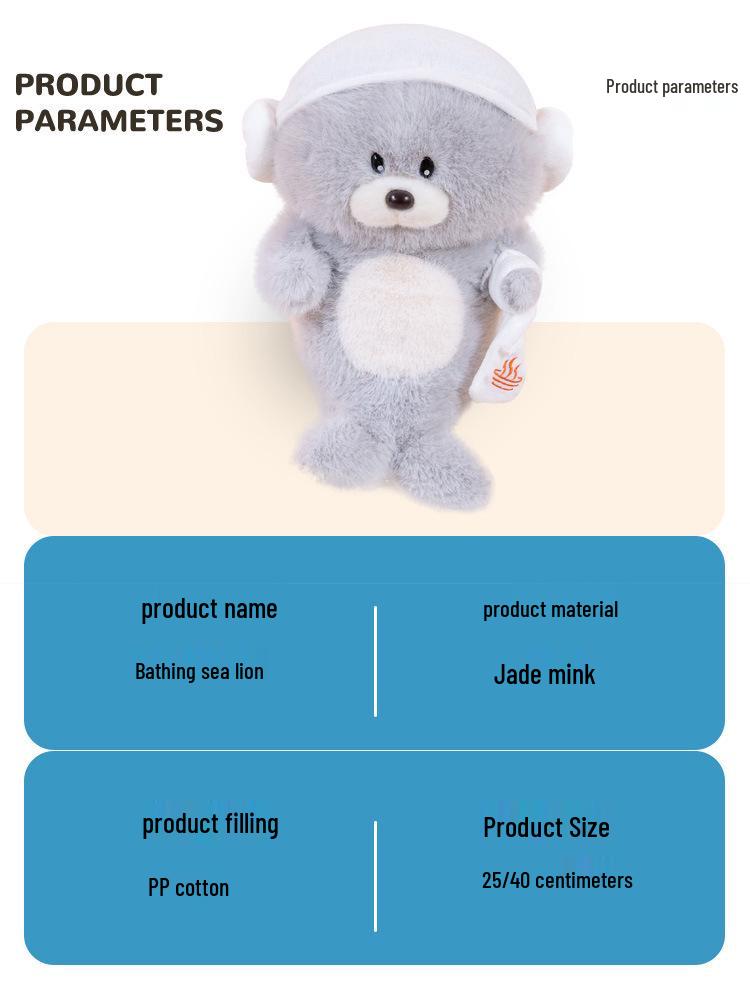 Adorable Sea Lion Plush Toy: Marine Animal Pillow, Perfect Gift for Kids