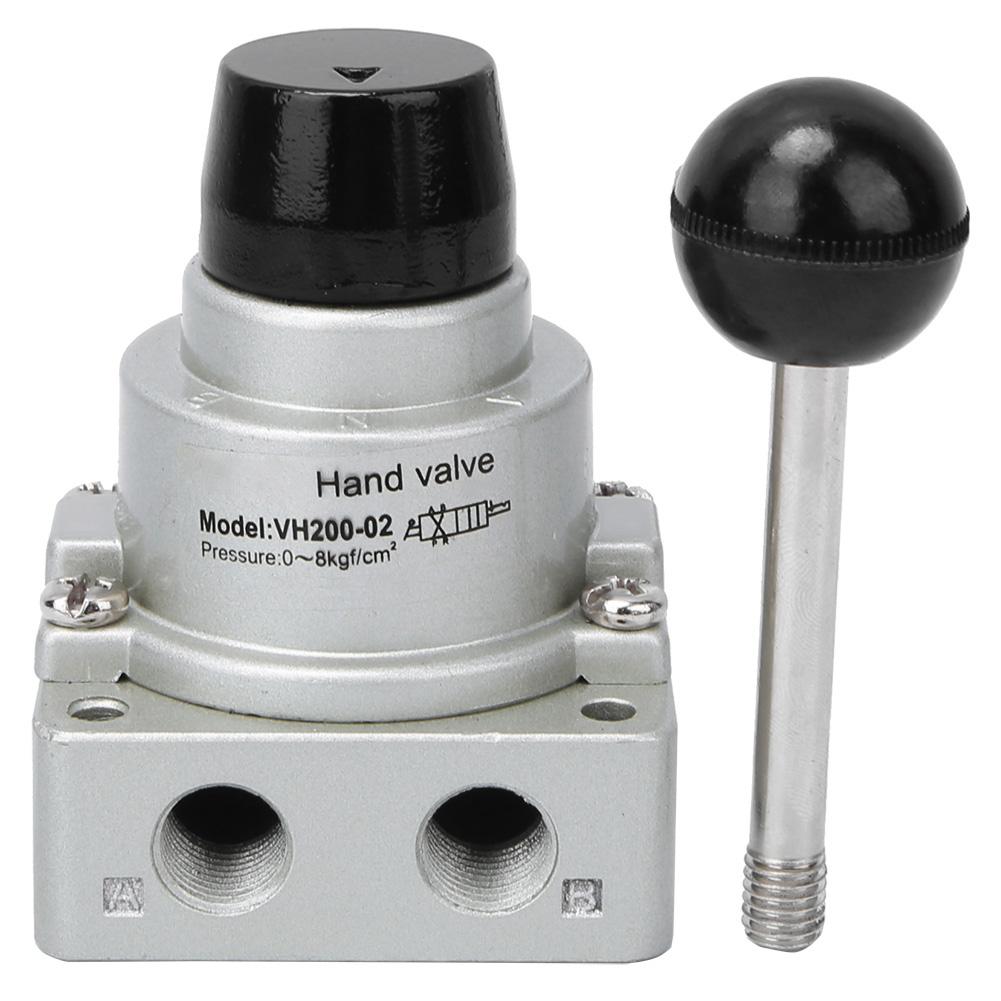 G14in Рычажный ручной клапан прямого действия из алюминиевого сплава 3-позиционный 4-ходовой VH20002 08kgfcm2