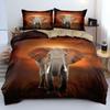 3D Elephant Pattern Bedding Set Bedding Set Bedroom Home Bedding Set Quilt Cover Pillow Case 2/3 Pieces Ultra Soft Home Decoration