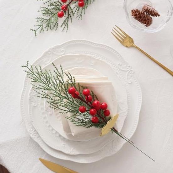 10/30 шт. имитация ягод многоразовые реалистичные яркие цвета искусственные красные ягоды рождественские украшения для дома