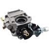 MCHNIC Комплект карбюратора для Florabest FBS 43 A1, FBK 4 B2 4 в 1 / Parkside PBK 4 A1, PBS 2 A1 Мотокоса