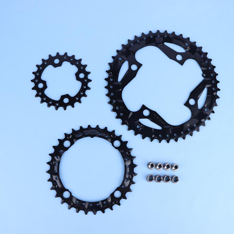 Bucklos Велосипедная звезда 104 BCD 3x9 скоростей 22T/32T/44T Горный велосипед Звезда прочная 104/64 BCD Тройной набор звезд Велосипедные запчасти