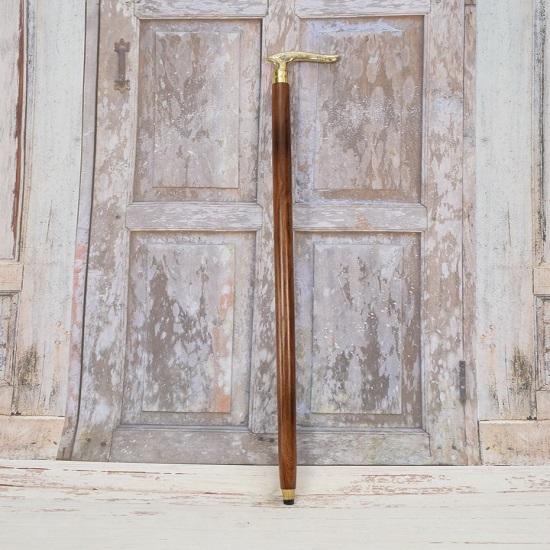 Классическая трость деревянная и латунная золотисто-белая трость латунная трость подарок для дедушки