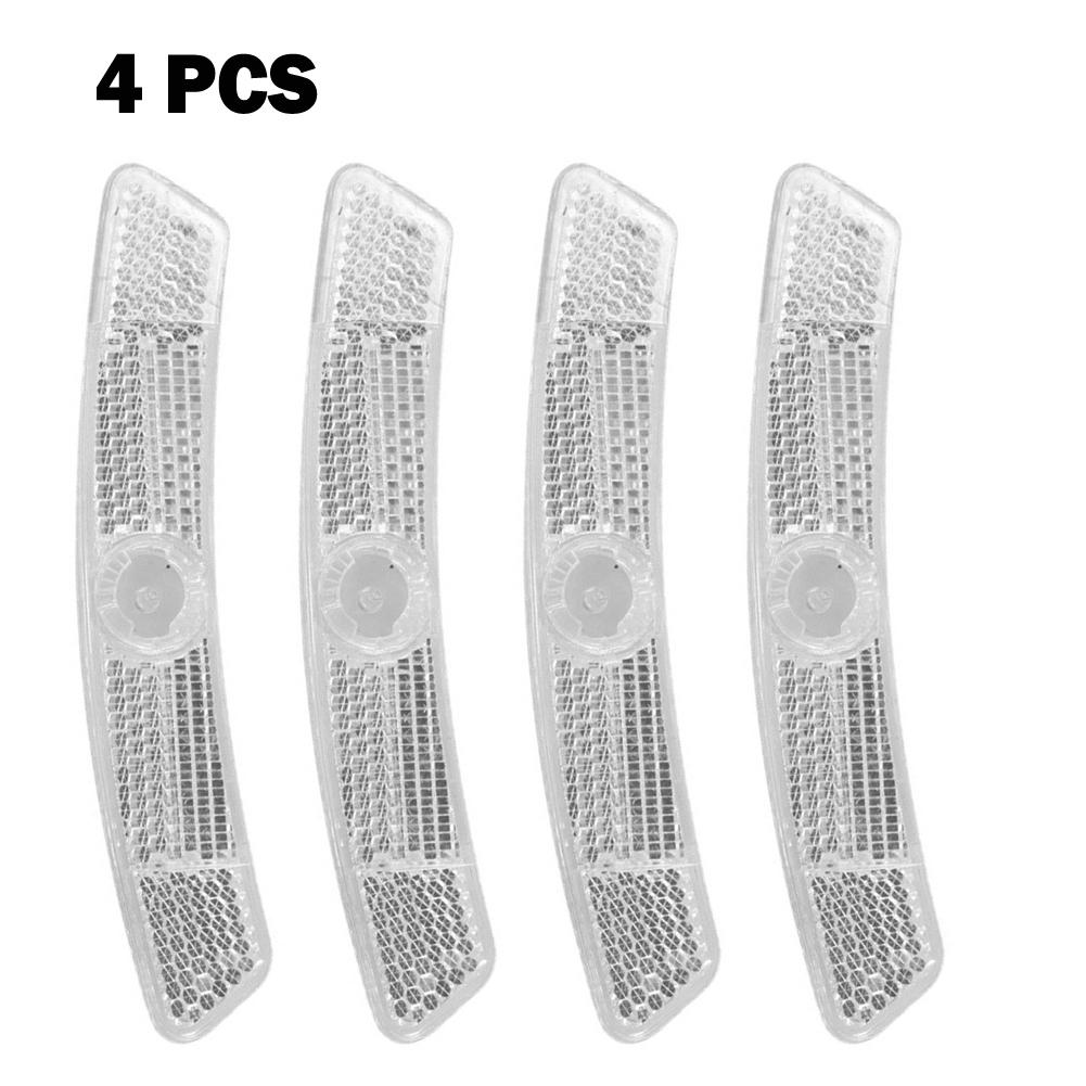 4pcs Bicycle Wheel Reflectors PC Spoke Safety Strips For Enhanced Night Visibility Easy Install Bike Rim Lights For MTB Road Cyc 5
