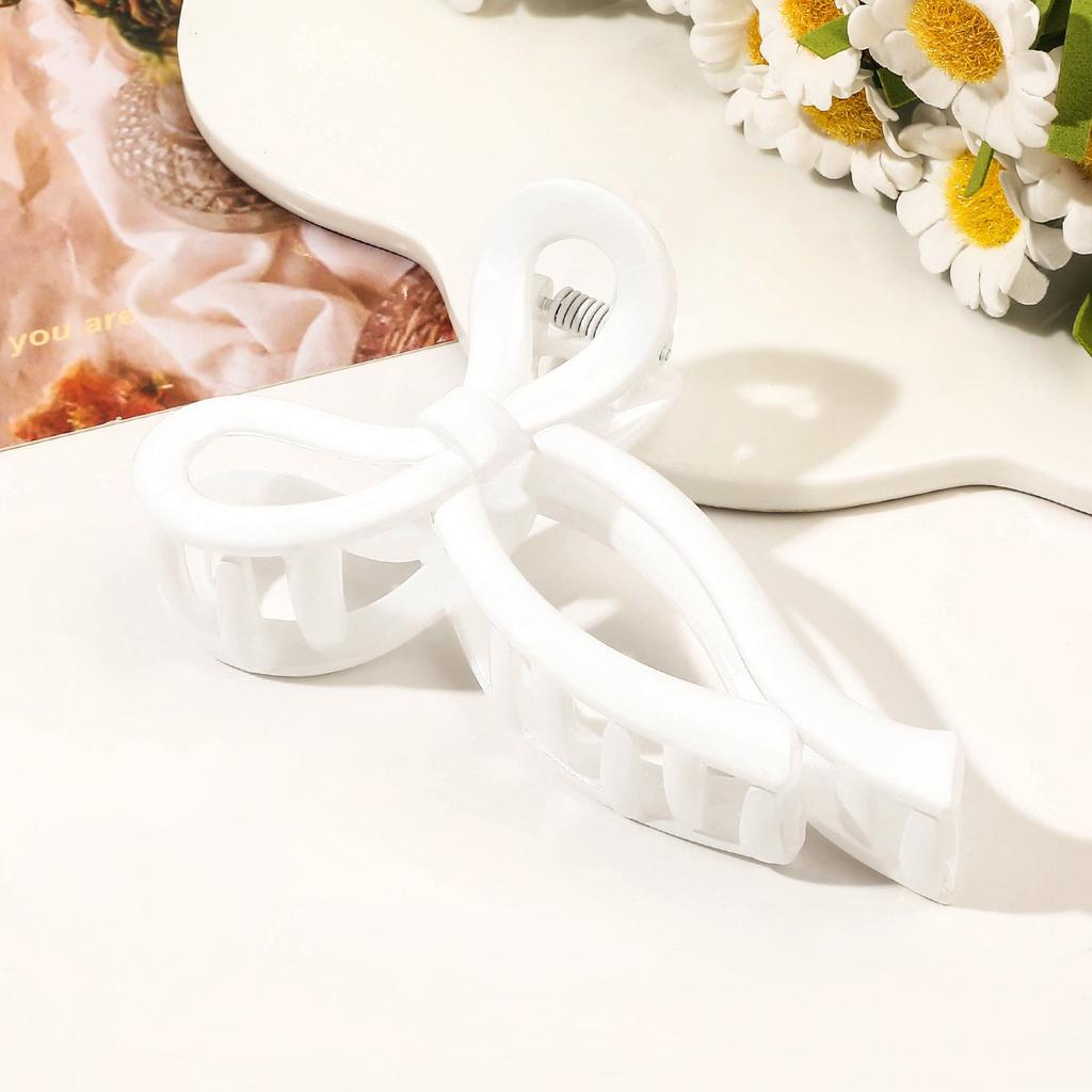 Полая бабочка большая элегантная заколка для волос простая задняя часть головы высокая прическа коготь акула заколка для волос головной убор