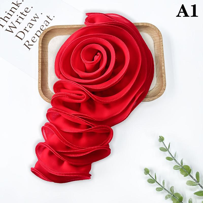 3D Floral Decoration Handmade Flower Patch Diy Chest Flower Sewing Applique For Wedding Dress Accessories