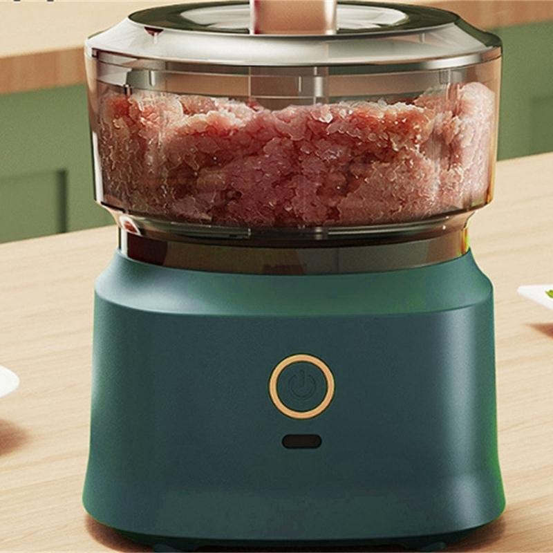 Съемная чеснокодавилка, кухонный комбайн, USB-зарядка, мясорубка, овощерезка, кухонный инструмент, мощный и удобный