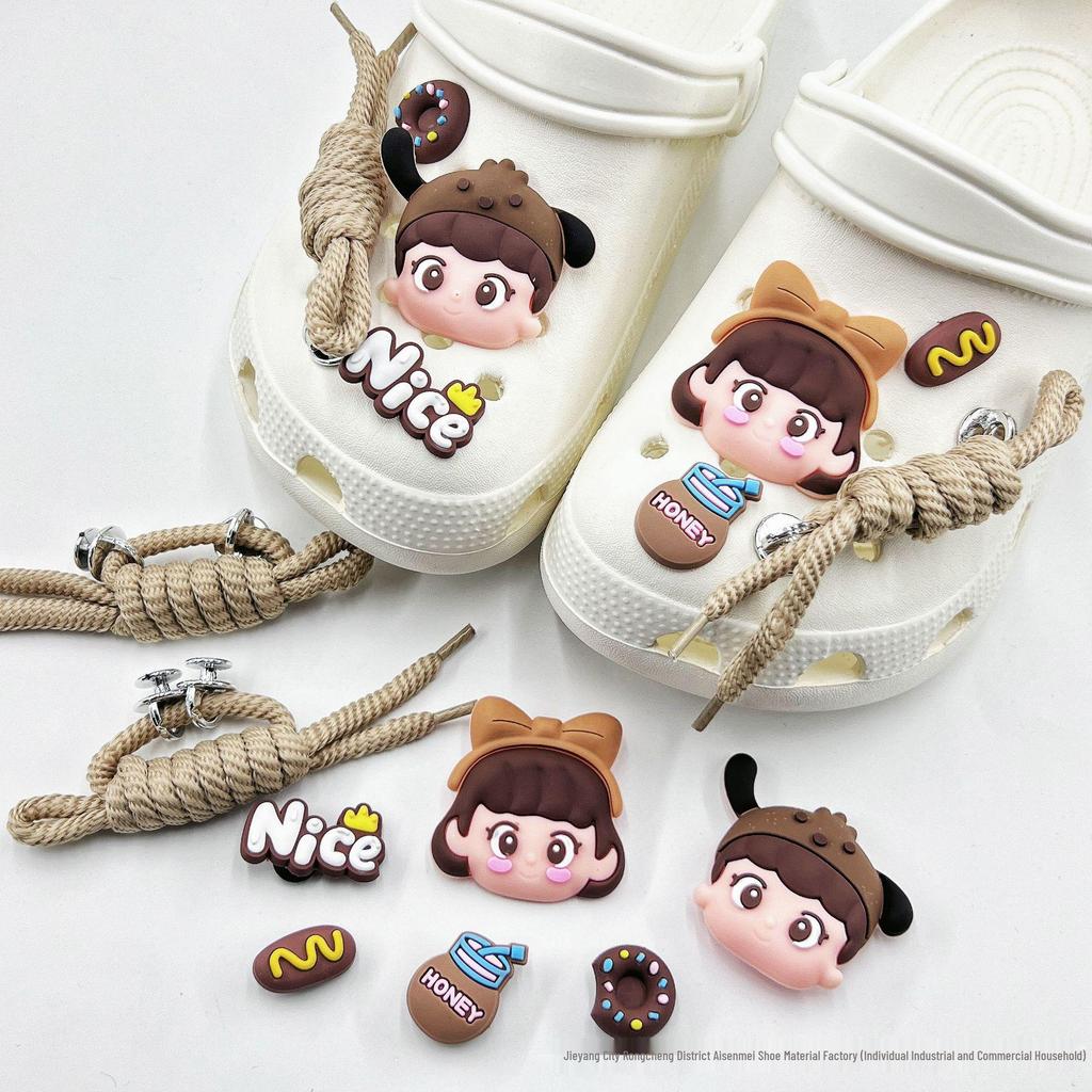Cute Cartoon Shoe Charms: Kids' Croc Accessories, 3D Snap-On Flower Decorations for Boys & Girls