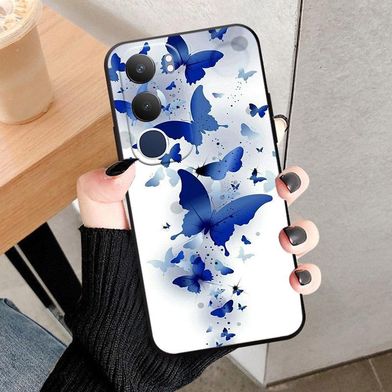 Чехол для телефона VIVO Y19S 4G Мягкий силиконовый задний чехол Coque Для VIVO Y 19 S Чехлы Черный TPU Ударопрочный Fundas Оболочка Y19S Capa