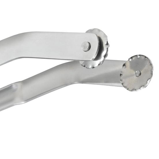 Стальные щипцы для гриля для колбасы, стейка из бекона, мяса, овощей, длинная ручка для гриля-барбекю, переворачивания