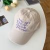 Бейсболка с вышивкой Ins, детская бейсболка в стиле ретро, ​​кепка с язычком старой утки, летняя мужская шляпа от солнца
