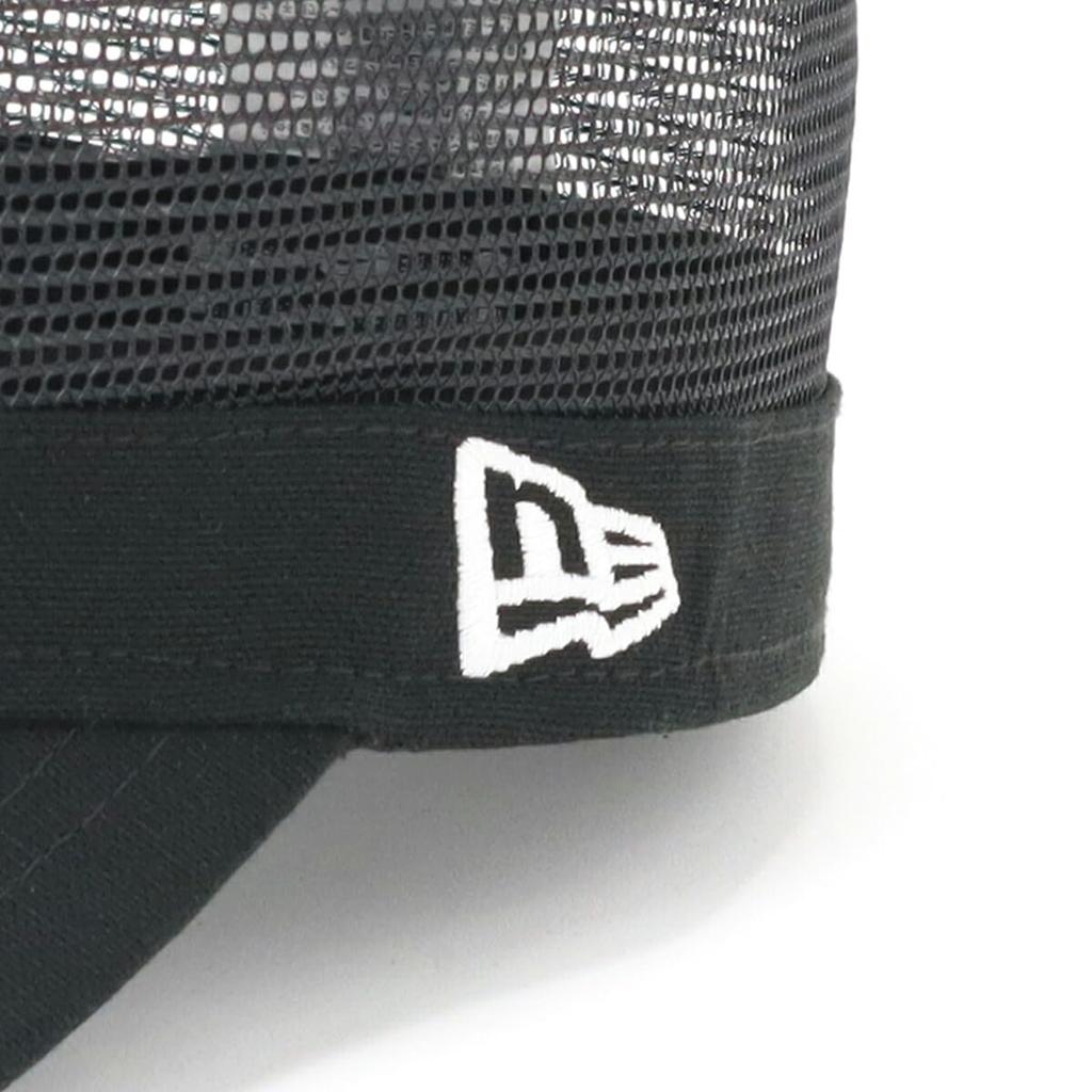 [New Era] Military Work Cap Hat Black/Mesh 7 3/8 WM-01 MESH DUCK BLK/WHT 23J