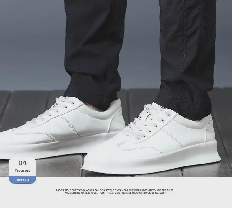 Men's Summer Ice Silk Casual Pants - Slim Korean Style, Loose, and Straight Trousers.