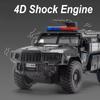 1:Масштаб 1:32 Модель-игрушка Бронированный полицейский автомобиль SWAT Металлическая литая машинка с механизмом обратного хода Амортизация Тяжелый грузовик Игрушки Звук Свет Подарок для детей