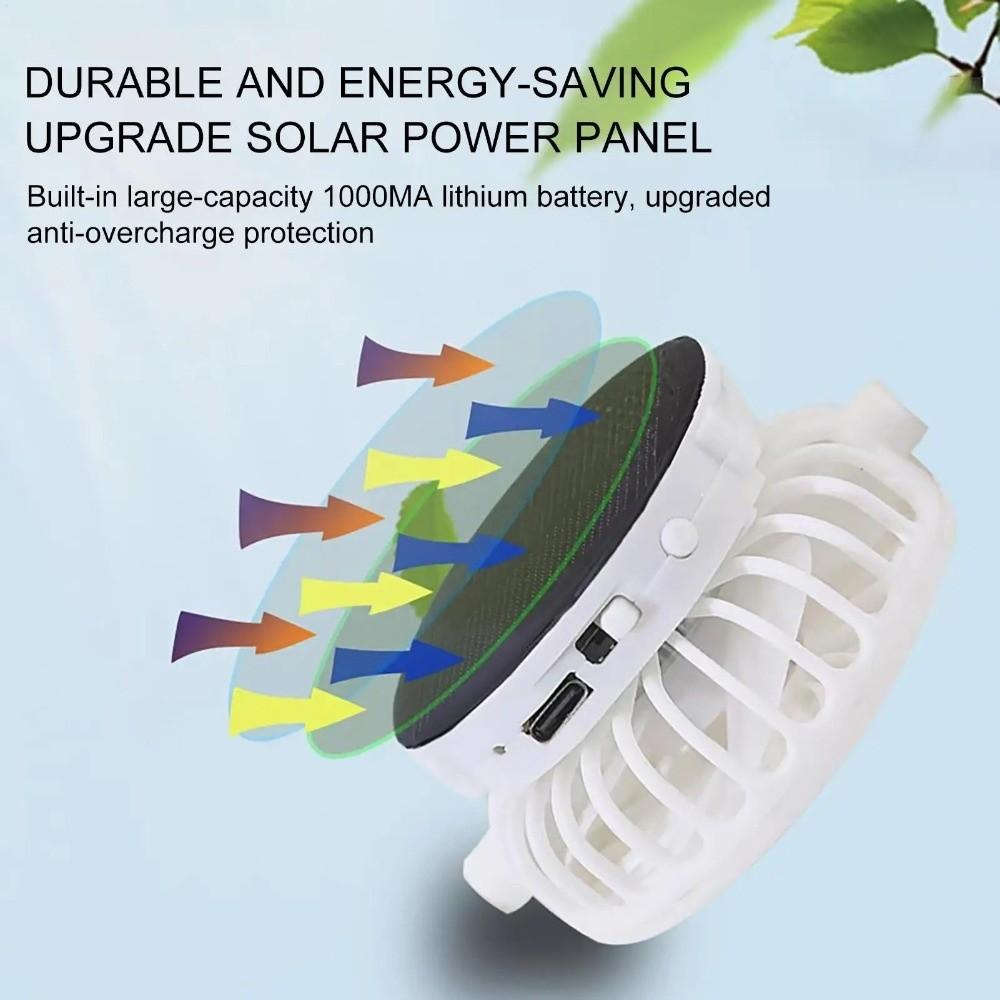 Strong Wind Baseball Cap with Fan UV Protection Breathable Mesh Sun Hat  Beach