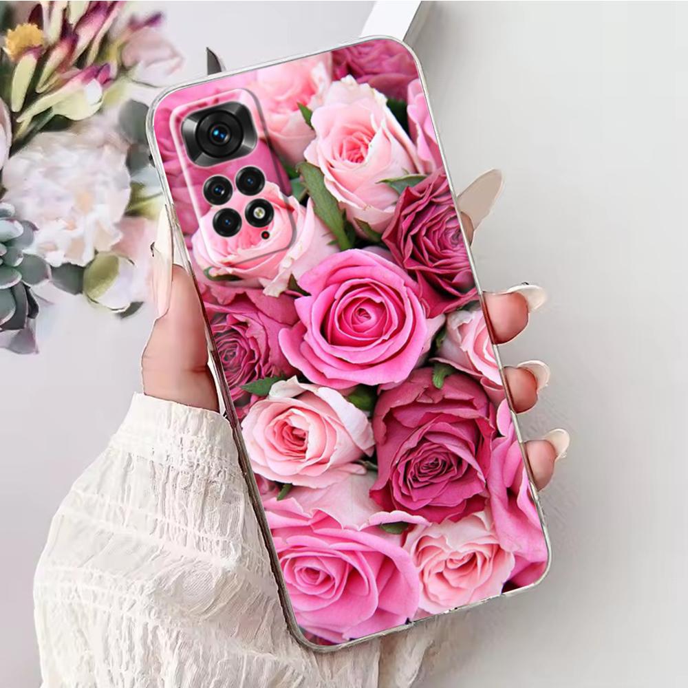 Мягкий чехол из ТПУ для Redmi Note 11 Pro Plus, чехол с рисунком бабочки, силиконовая задняя крышка для Xiomi Redmi Note 11 Note11 Pro 11S