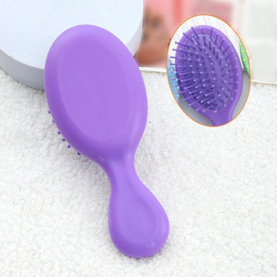 Yousheng Air Cushion Comb Cute Candy Color Portable Folding Comb with Mirror Gentle Massage for Tangle-Free Hair