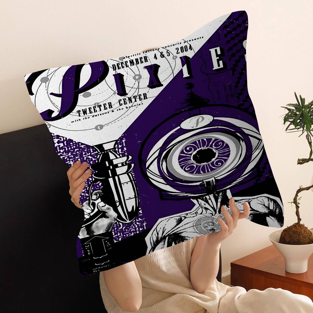 Rock Band PPixies Cushion Cover Pillowcase Upholstery Sofa Throw Pillow Home Decor Pillowcas