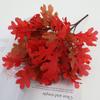 2PCS Fabric Autumn Fallen Decor Maple Leaf Shape Simulated Maple Leaf Garland  for Thanksgiving