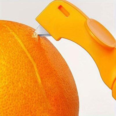 Овощечистка для апельсинов, Пластиковая овощечистка для апельсинов, Простая овощечистка для лимона, Овощечистка для грейпфрута, Креативный резак, Инструмент для чистки апельсинов, Овощечистка для фруктов, Инструменты для очистки овощей и фруктов