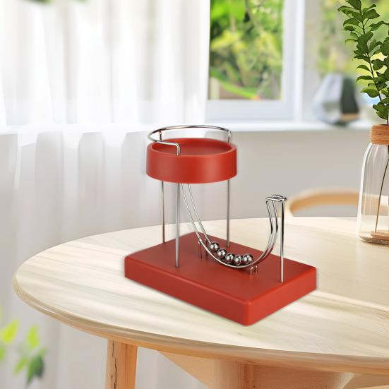 Perpetual Motion Machine Desk Toy USB Powered Non-Stop Motion Device Anxiety Stress Relief Home Office Desktop Decoration Ornament
