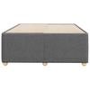 Bed Frame without Mattress Dark Grey 120 x 200 cm Fabric