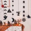 New Style Halloween Decoration Streamers and Hanging Ornaments,Halloween Spider, Witch, Ghost and Bat Hanging Decorations