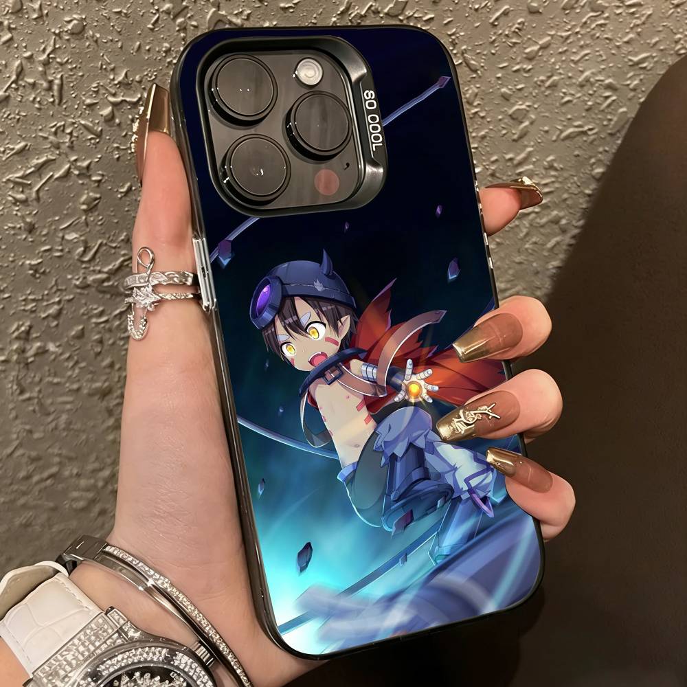M-СДЕЛАНО В A-ABYSS Регулируемый Чехол Для Телефона Для iPhone 17,16,15,14,13,12,11 Plus,Pro Max,XS,Цветной Посеребренный Внутренний Чехол