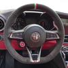 Ручная вышивка, нескользящая крышка руля из замши для Alfa Romeo Stelvio Giulia - Автозапчасти