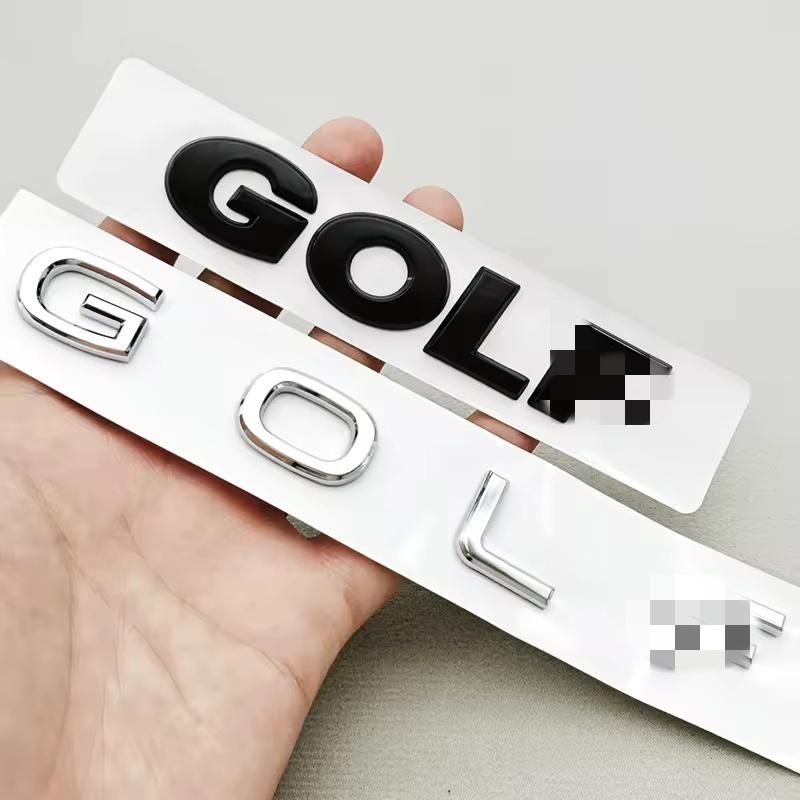 3D ABS Логотип G-O-L-F Буквы Значок Наклейка на Задний Багажник Автомобиля Для G-ol-f 4 5 6 7 8 MK4 MK5 MK6 MK7 MK8 Аксессуары