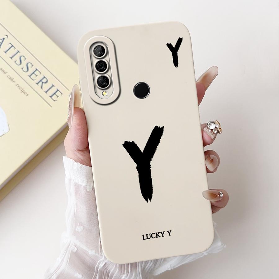 Для Huawei Y9 Prime 2019 STK-L21 Чехол Счастливой буквой от A до Z Расписной Мягкий Силиконовый Защитный Задний Чехол Для HuaweiY9 Y 9s 2019 Capa