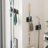 304 Stainless Steel Mop Storage Rack Wall Mounted Broom Hanger Mop Broom Holder Household
