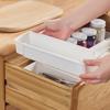 Yousheng Telescopic Storage Box Drawer Organizer Large Capacity Smooth Edge Retractable Design Space-Saving Tableware Sorting Box