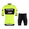 Mens Cycling Jersey Set Short Sleeve Quick Dry Breathable Road Bike Apparel Riding