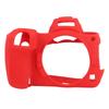 Camera Silicone Case for Z5 Z6II Mirrorless Camera Shockproof Protective Cover for Z5 Z6II Z7II Z7II, Anti-slip (Red)