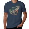 Happy Australian Green Tree Frog Tshirt Casual Street Style Short Sleeve Tee